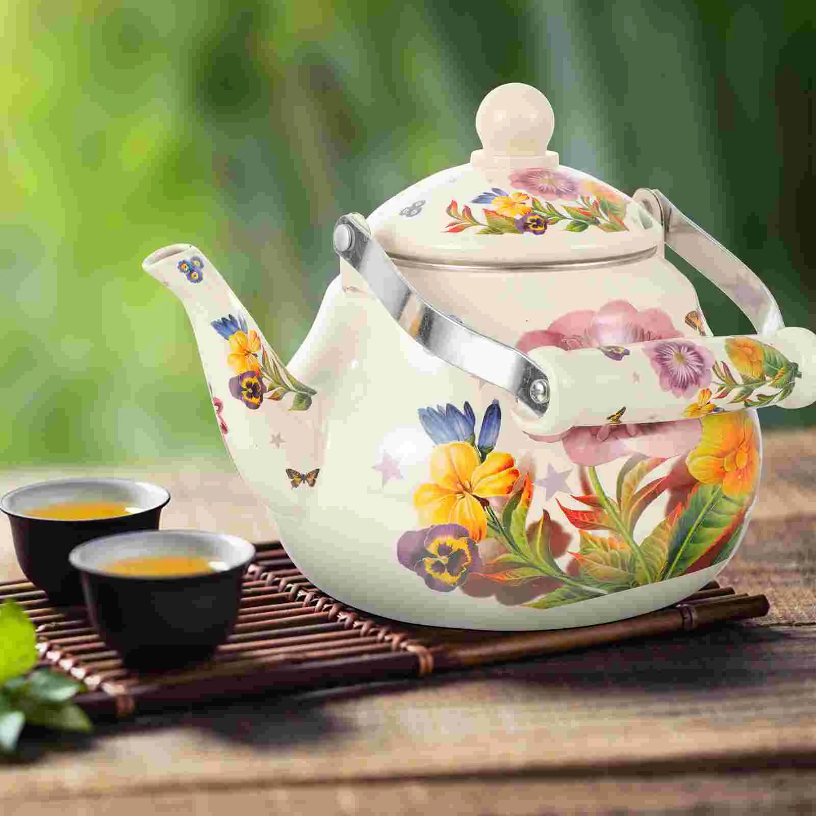 Decorative Tea Kettle Large Capacity Tea Pot Handheld Tea Kettle for Home Delicate Ceramic Tea Pot
Decorative Tea Kettle Large Capacity Tea Pot Handheld Tea Kettle for Home Delicate Ceramic Tea Pot
