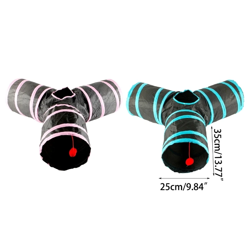 Collapsible Cat Tunnel Y-shape Toy with Pendant Foldable Playtube Playing Center Crinkle Tunnel Pet Supplies Cat Toy
Collapsible Cat Tunnel Y-shape Toy with Pendant Foldable Playtube Playing Center Crinkle Tunnel Pet Supplies Cat Toy