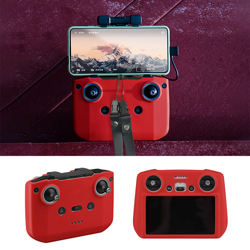 Silicone Case for DJI Mavic Mini 2/MINI 3 PRO/3/Air 2/2S Remote Controller Neck Hanging Strap Lanyard Dust-proof Cover Accessory
Silicone Case for DJI Mavic Mini 2/MINI 3 PRO/3/Air 2/2S Remote Controller Neck Hanging Strap Lanyard Dust-proof Cover Accessory