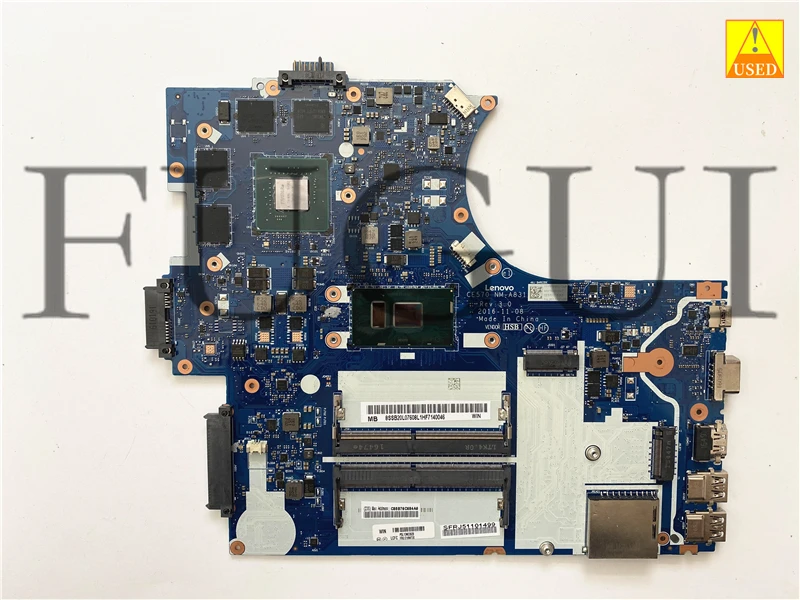 Used Laptop Motherboard 01HW730 NM-A831 FOR Lenovo E570 with I7-7500U CPU GTX950M 2GB GPU Fully Tested to Work Perfectly
Used Laptop Motherboard 01HW730 NM-A831 FOR Lenovo E570 with I7-7500U CPU GTX950M 2GB GPU Fully Tested to Work Perfectly