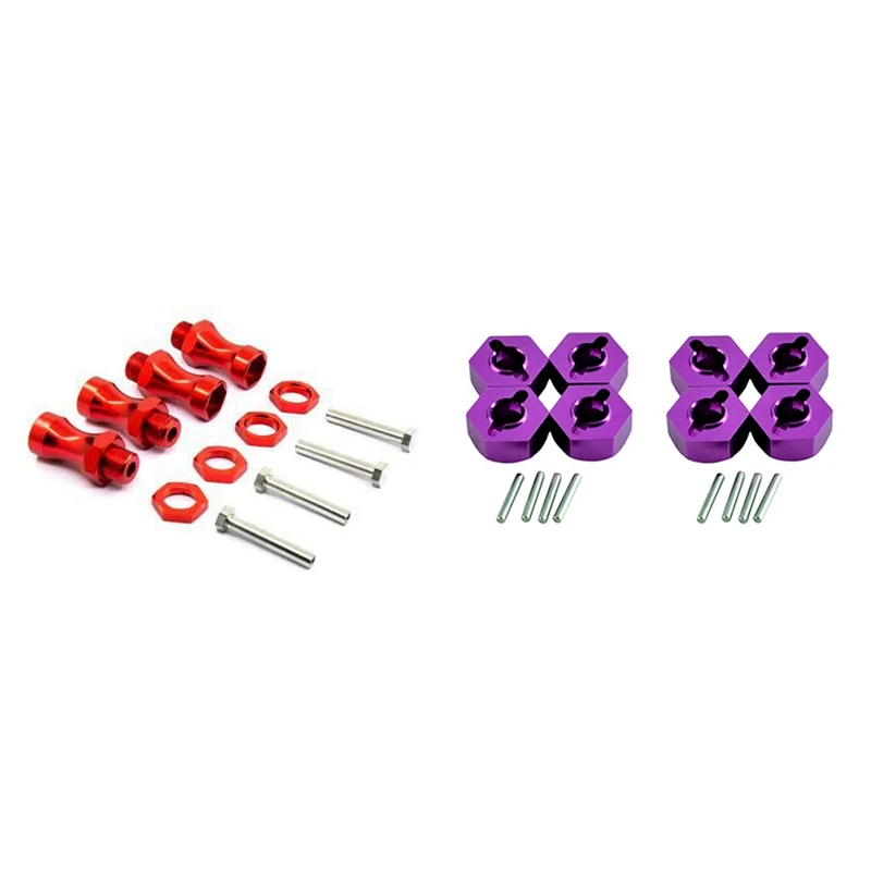 4Pc 12Mm To 17Mm Wheel Hex Drive Hub Adapter Widener For HSP 1/10 RC Car With 8Pc 1/10 Hexagon Wheel Seat 12MM Coupler
4Pc 12Mm To 17Mm Wheel Hex Drive Hub Adapter Widener For HSP 1/10 RC Car With 8Pc 1/10 Hexagon Wheel Seat 12MM Coupler