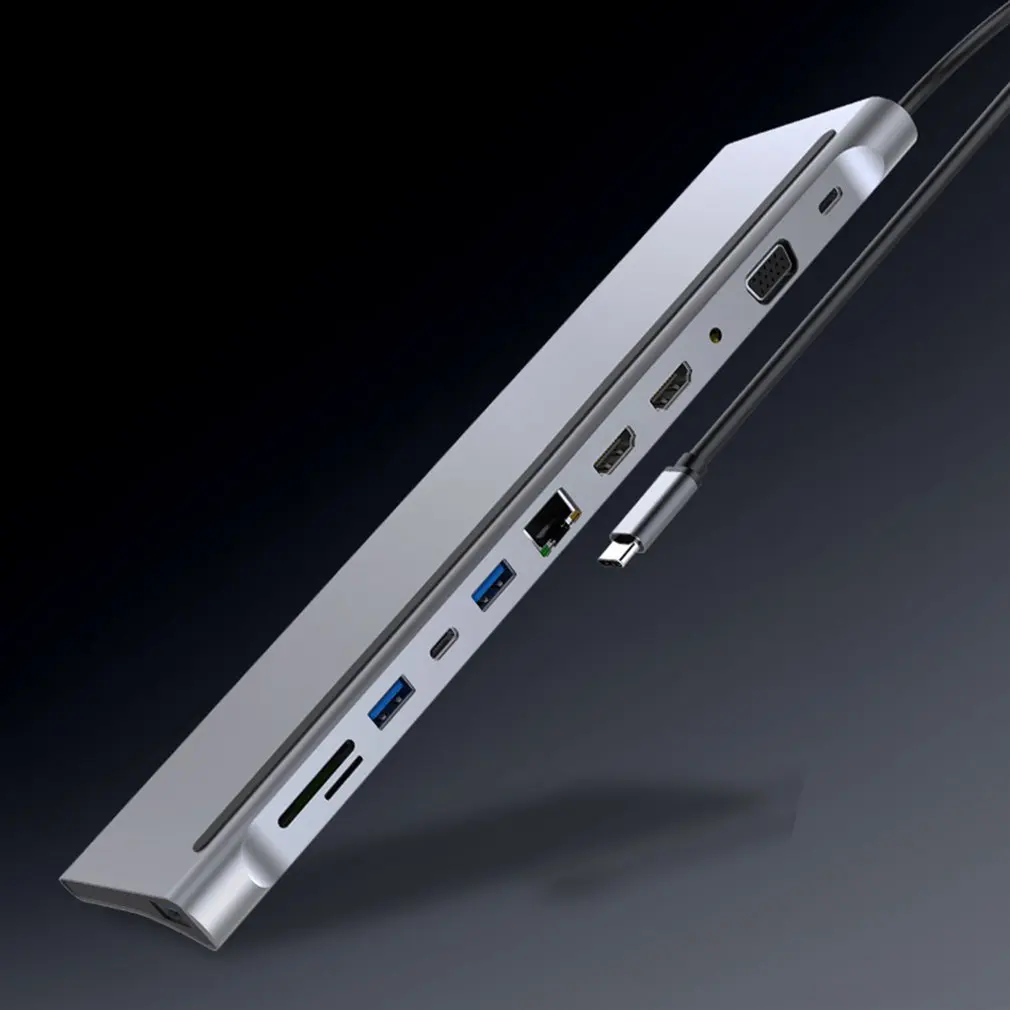 Tebe концентратор USB Type C для Dual 4k HDMI-совместимый USB3.0 USB2.0 Pd зарядка VGA Аудио разъем RJ45 3,5 мм с адаптером
Tebe концентратор USB Type C для Dual 4k HDMI-совместимый USB3.0 USB2.0 Pd зарядка VGA Аудио разъем RJ45 3,5 мм с адаптером