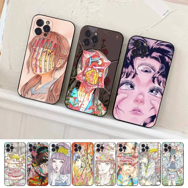 Shintaro kago Horror cartoons Phone Case For iPhone 14 11 12 13 Mini Pro XS Max Cover 6 7 8 Plus X XR SE 2020 Funda Shell
Shintaro kago Horror cartoons Phone Case For iPhone 14 11 12 13 Mini Pro XS Max Cover 6 7 8 Plus X XR SE 2020 Funda Shell