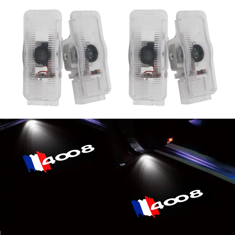 2Pcs Car Door Welcome Light Laser Projector Lamp For Peugeot 4008 LED Car Door Light Logo Display Ghost Shadow Light
2Pcs Car Door Welcome Light Laser Projector Lamp For Peugeot 4008 LED Car Door Light Logo Display Ghost Shadow Light