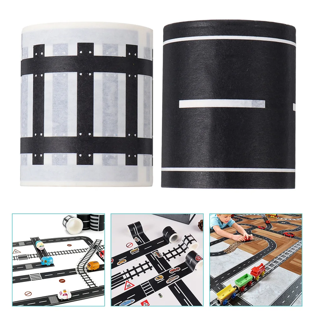 2 Rolls Reflective Stickers Track Toy Creative Traffic Tape Car Road Decals 500X4.8CM Paper Child
2 Rolls Reflective Stickers Track Toy Creative Traffic Tape Car Road Decals 500X4.8CM Paper Child