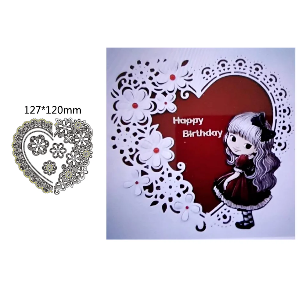 Valentine's Day Heart Metal Cutting Dies for Scrapbooking and Card Making Paper Craft Album Decorative Embossing Cut Die
Valentine's Day Heart Metal Cutting Dies for Scrapbooking and Card Making Paper Craft Album Decorative Embossing Cut Die
