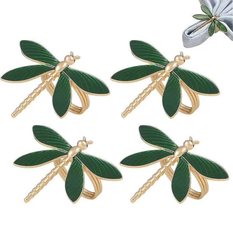 Green Napkin Rings Green Dragonfly Napkin Buckle 4PCS Napkin Holders Rings For Wedding Birthday Dinner Party Family Gatherings
Green Napkin Rings Green Dragonfly Napkin Buckle 4PCS Napkin Holders Rings For Wedding Birthday Dinner Party Family Gatherings