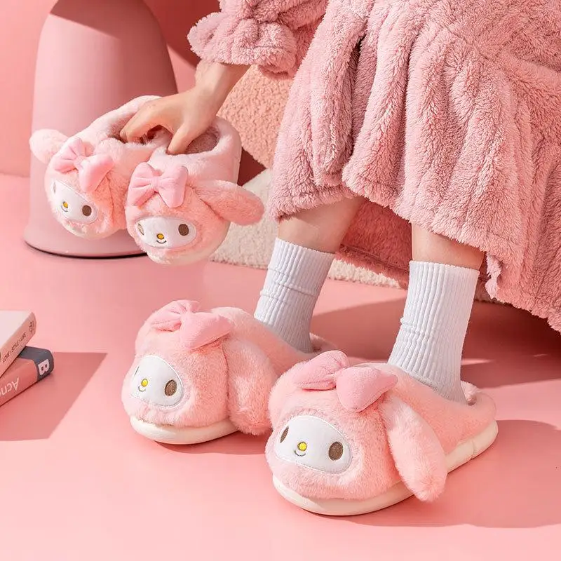 Зимние Симпатичные тапочки Sanrio My Melody, Симпатичная хлопковая обувь, домашняя обувь, теплая Домашняя обувь Kuromi из аниме, зимняя детская обувь, ...
Зимние Симпатичные тапочки Sanrio My Melody, Симпатичная хлопковая обувь, домашняя обувь, теплая Домашняя обувь Kuromi из аниме, зимняя детская обувь, ...
