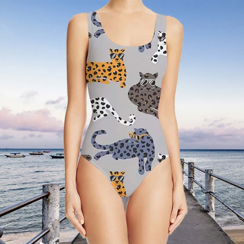 Женские комплекты бикини, Слитные купальники с леопардовым принтом, Пляжная купальная одежда с открытой спиной, женский купальник, монокин...
Женские комплекты бикини, Слитные купальники с леопардовым принтом, Пляжная купальная одежда с открытой спиной, женский купальник, монокин...
