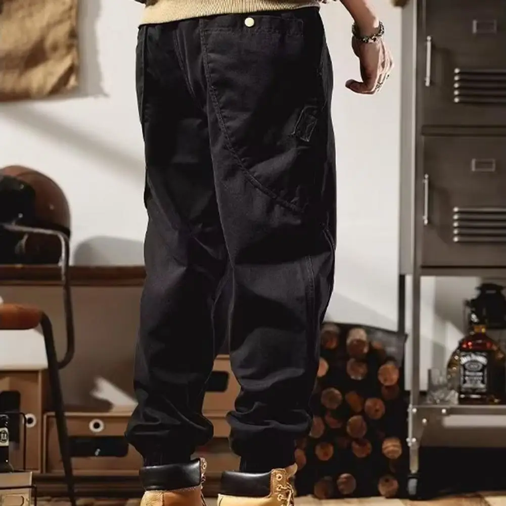 Comfortable Men Trousers Men Cargo Trousers Soft Breathable Men Harem Pants Elastic Waist Crotch Wear-resistant Cargo Trousers
Comfortable Men Trousers Men Cargo Trousers Soft Breathable Men Harem Pants Elastic Waist Crotch Wear-resistant Cargo Trousers