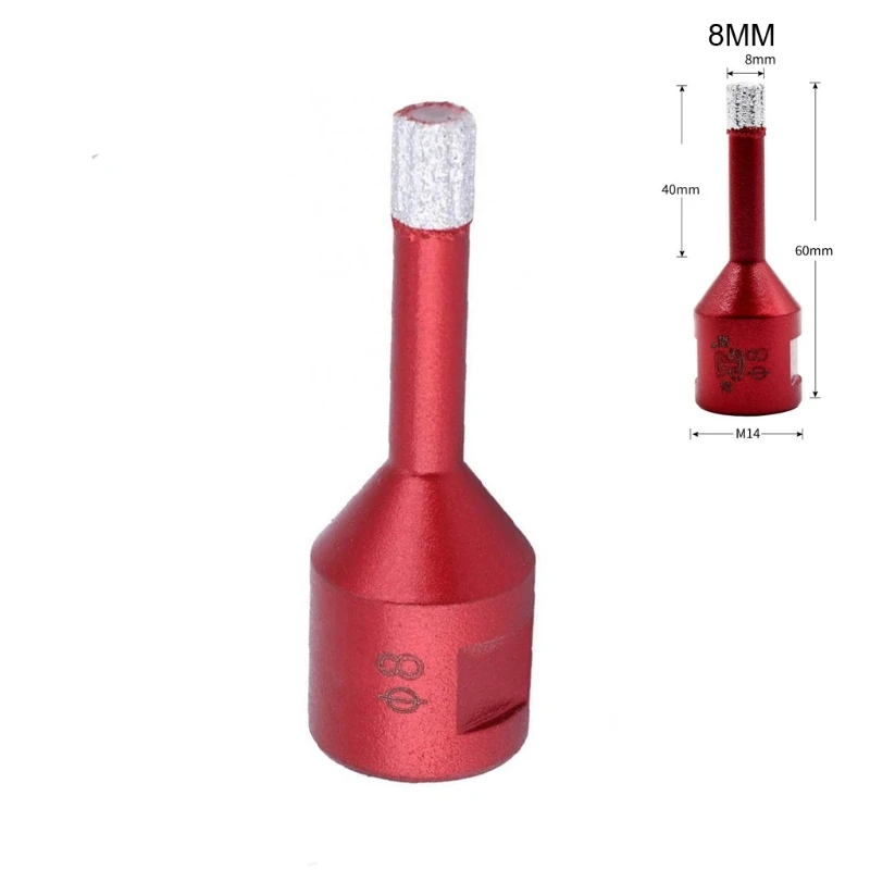 M14 Vacuum-brazed Diamond Core Bits 6-75mm for Opening and Coring of Marble Stone Electric Drills/Hand Drills Anti-rust
M14 Vacuum-brazed Diamond Core Bits 6-75mm for Opening and Coring of Marble Stone Electric Drills/Hand Drills Anti-rust