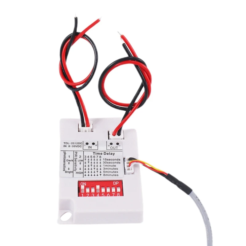 2X 12V 24V PIR Motion Sensor Switch IR Infrared Human Induction Time Delay Relay Switch Corridor LED Light Timer Switch
2X 12V 24V PIR Motion Sensor Switch IR Infrared Human Induction Time Delay Relay Switch Corridor LED Light Timer Switch