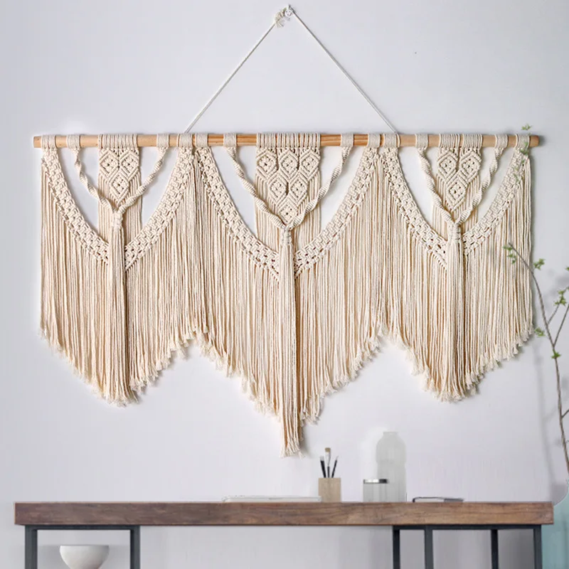 New Bohemian Simple Hand Woven Tapestry Door Curtain Partition Detachable Living Room Farmhouse Decor Tapestry Wall Hanging
New Bohemian Simple Hand Woven Tapestry Door Curtain Partition Detachable Living Room Farmhouse Decor Tapestry Wall Hanging