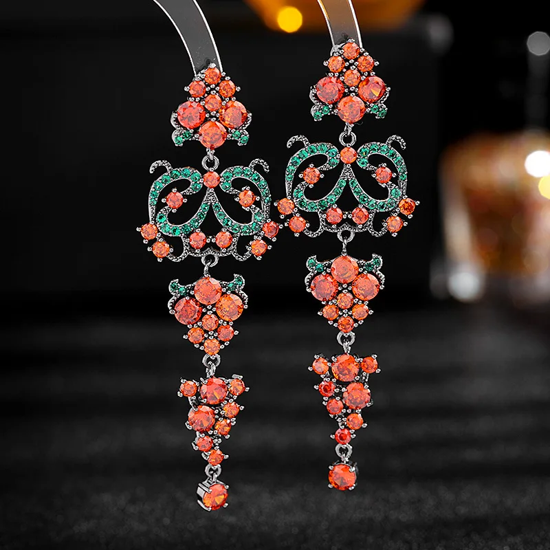 Palace Style Long Earrings Female European and American Exaggerated Atmosphere Heavy Industry Earrings Dinner Dress with Earring
Palace Style Long Earrings Female European and American Exaggerated Atmosphere Heavy Industry Earrings Dinner Dress with Earring
