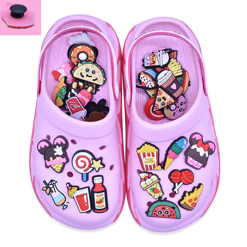 New Single Sale 1pcs Food Cute Snacks Shoe Buckle Garden Croc Accessories For Garden Sandals Shoe Wholesale Kid Party X-mas Gift
New Single Sale 1pcs Food Cute Snacks Shoe Buckle Garden Croc Accessories For Garden Sandals Shoe Wholesale Kid Party X-mas Gift