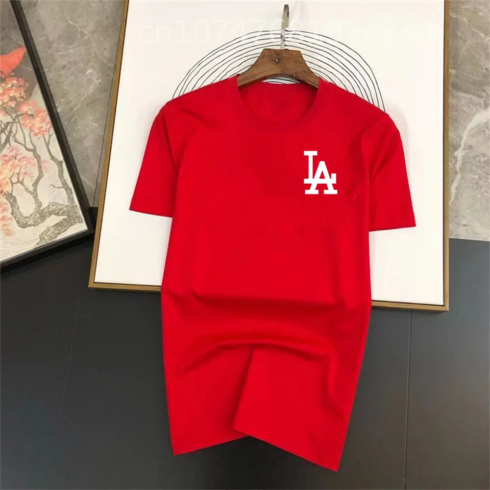 Summer Men's T-shirt 100% Cotton LA Vintage Logo Print Street Casual Hip Hop Unisex Short Sleeve O-neck Top Free Shipping
Summer Men's T-shirt 100% Cotton LA Vintage Logo Print Street Casual Hip Hop Unisex Short Sleeve O-neck Top Free Shipping