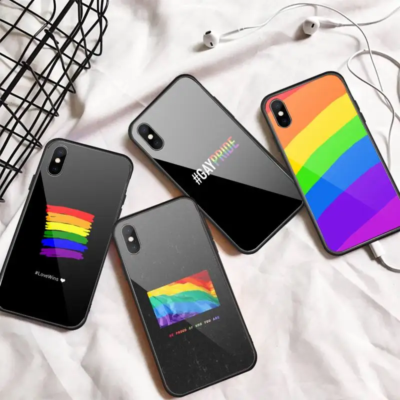 Rainbow LGBT Gay colorful pattern Phone Case Tempered glass For iphone 11 12 13 PRO MAX mini 6 7 8 plus X XS XR
Rainbow LGBT Gay colorful pattern Phone Case Tempered glass For iphone 11 12 13 PRO MAX mini 6 7 8 plus X XS XR