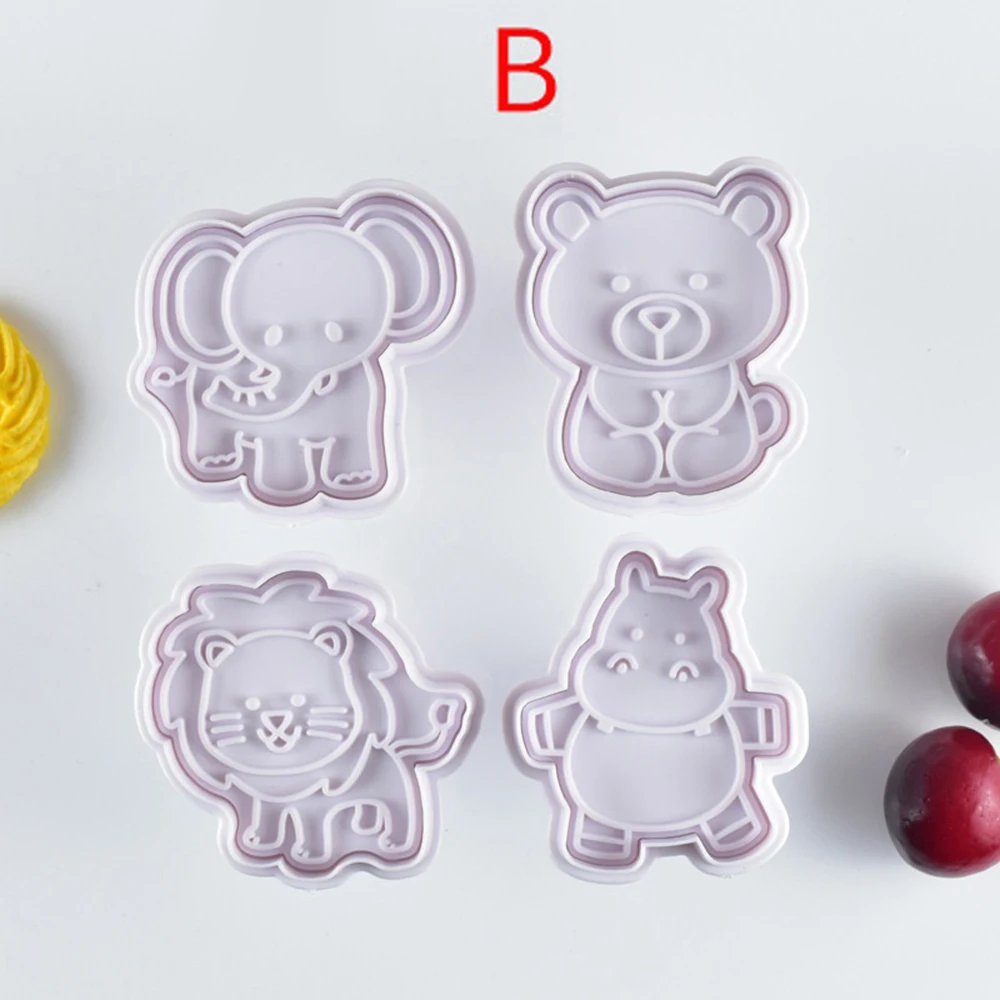 Формы для печенья с животными 4 шт.
Формы для печенья с животными 4 шт.