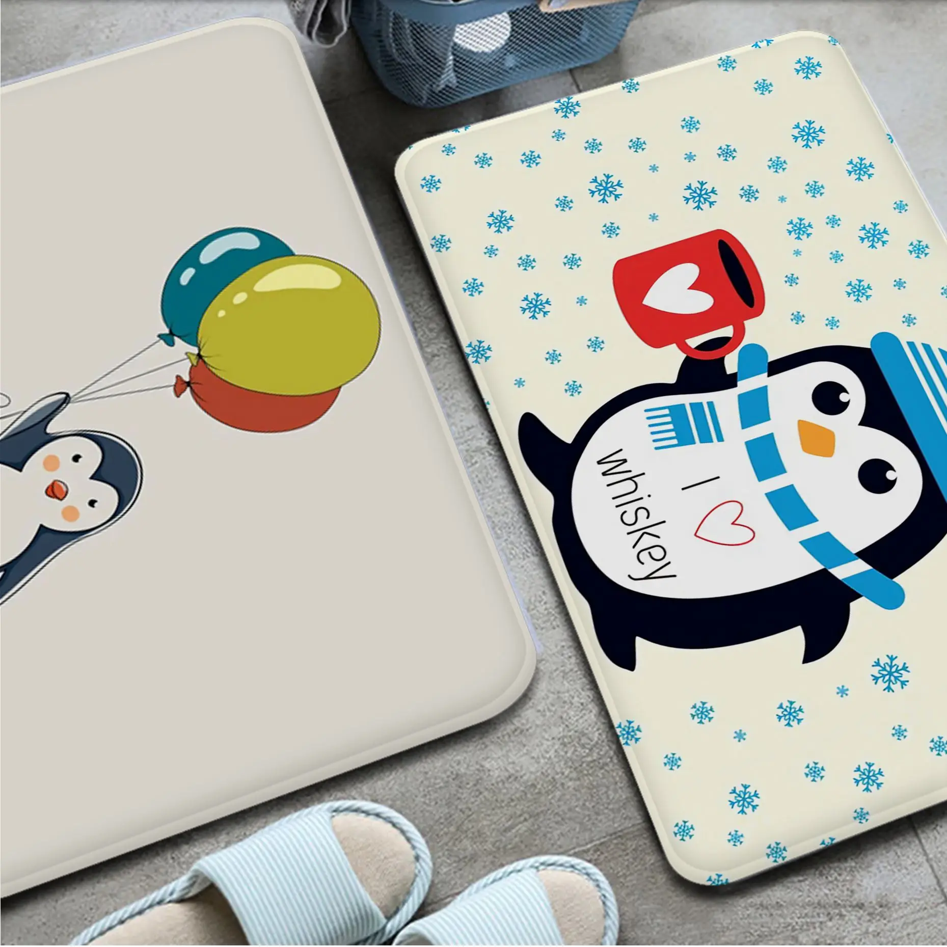 Cartoon Penguin Bath Mat Kids Room Bedroom Decoration Balcony Anti-Slip Doormat Living Room Bedside Mats 
Cartoon Penguin Bath Mat Kids Room Bedroom Decoration Balcony Anti-Slip Doormat Living Room Bedside Mats