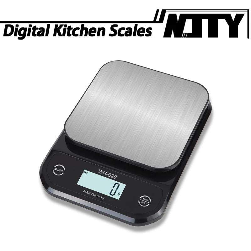 Kitchen Digital Scales Stainless Steel Electronic Scale Kitchen Weighing Tool Balance Measure Tool 7kg/1g 3kg/0.1g LED Display
Kitchen Digital Scales Stainless Steel Electronic Scale Kitchen Weighing Tool Balance Measure Tool 7kg/1g 3kg/0.1g LED Display