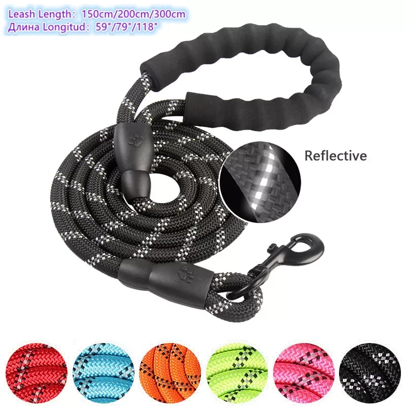 2023NEW 150/200/300cm Strong Dog Leash Pet Leashes Reflective Leash For Small Medium Large Dog Leash Drag Pull Tow Golden Retrie
2023NEW 150/200/300cm Strong Dog Leash Pet Leashes Reflective Leash For Small Medium Large Dog Leash Drag Pull Tow Golden Retrie