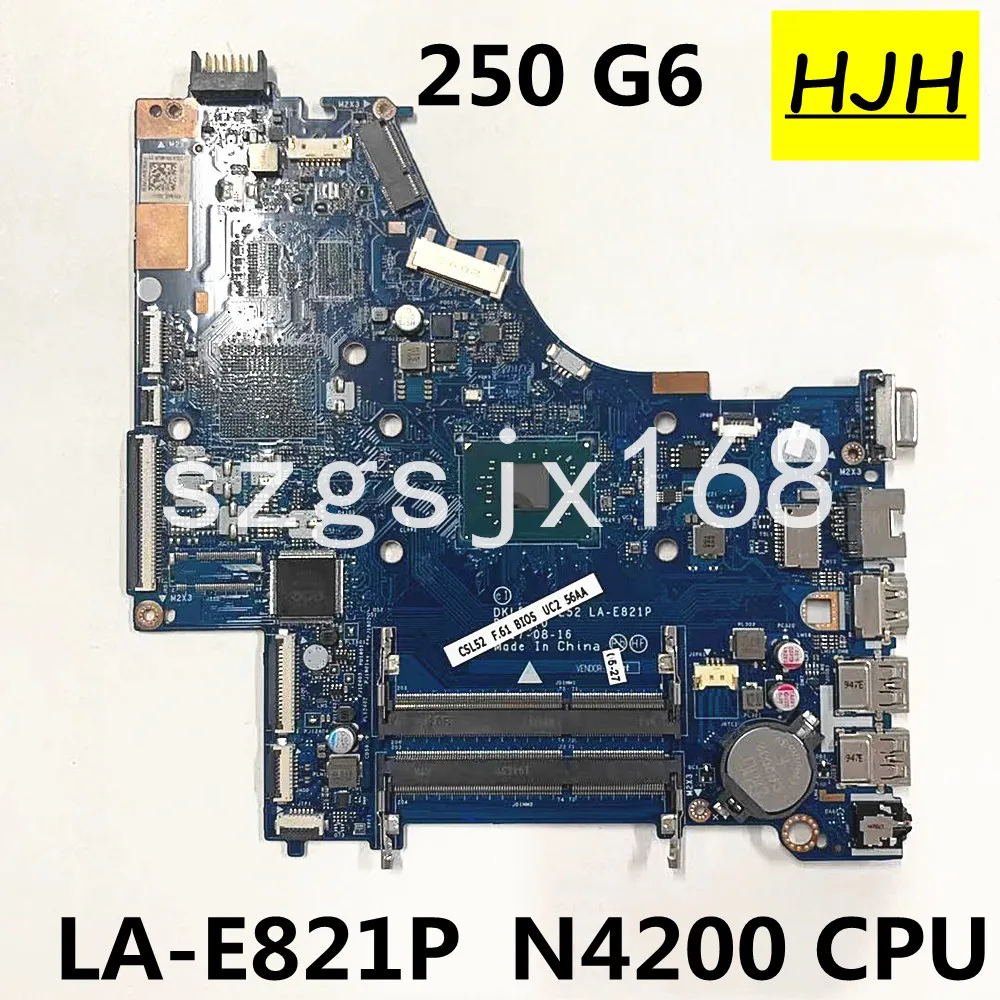Процессор N4200 для HP 250 G6, материнская плата для ноутбука, встроенная графическая карта, полный тест, бесплатная доставка
Процессор N4200 для HP 250 G6, материнская плата для ноутбука, встроенная графическая карта, полный тест, бесплатная доставка