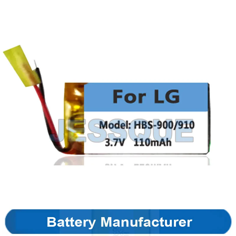 "0" Cycle 110mAh 150mAh Battery For LG HBS-900 HBS-910 HBS-1100 HBS900 HBS910 HBS1100 Bluetooth Earphone Headphone AKKU
"0" Cycle 110mAh 150mAh Battery For LG HBS-900 HBS-910 HBS-1100 HBS900 HBS910 HBS1100 Bluetooth Earphone Headphone AKKU