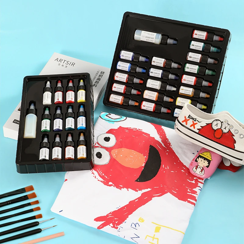 Textile Fiber Paint Hand Painting Clothes Shoes T-shirt Canvas Painted Dyed Cloth Diy Acrylic Paint Waterproof Does Not Fade
Textile Fiber Paint Hand Painting Clothes Shoes T-shirt Canvas Painted Dyed Cloth Diy Acrylic Paint Waterproof Does Not Fade