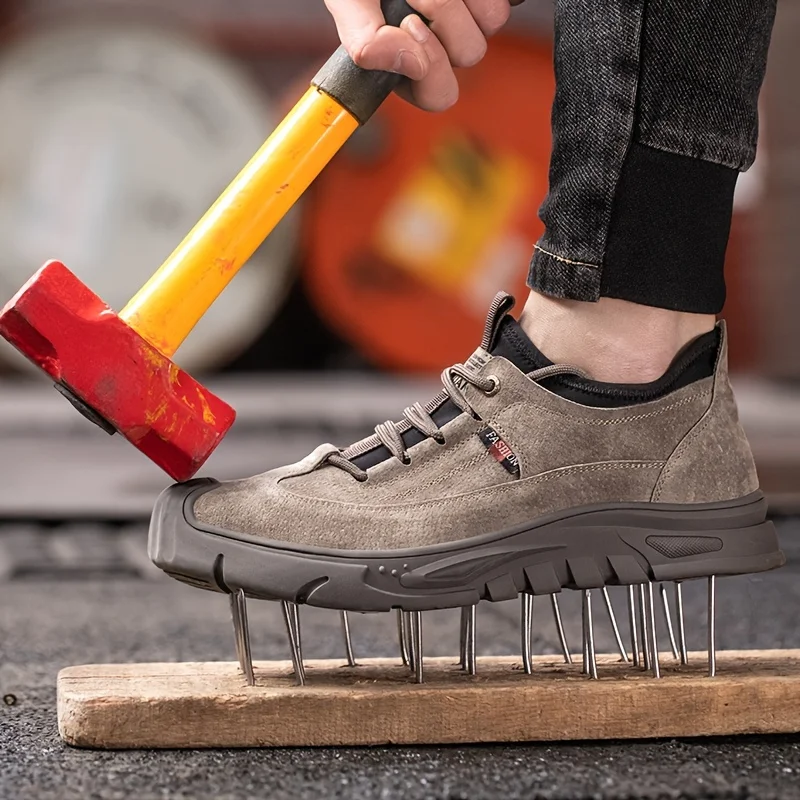 Work Safety Shoes, Puncture Proof Anti-skid Steel Toe Work Shoes For Men Women, Waterproof Lightweight Soft Sole Sneakers
Work Safety Shoes, Puncture Proof Anti-skid Steel Toe Work Shoes For Men Women, Waterproof Lightweight Soft Sole Sneakers