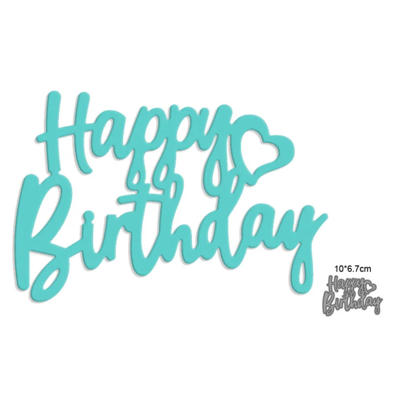 Happy Birthday Love Heart Letter Embossing Mold Metal Cutting Dies Mold Scrapbook Paper Craft Knife Mould Blade Punch Stencil
Happy Birthday Love Heart Letter Embossing Mold Metal Cutting Dies Mold Scrapbook Paper Craft Knife Mould Blade Punch Stencil