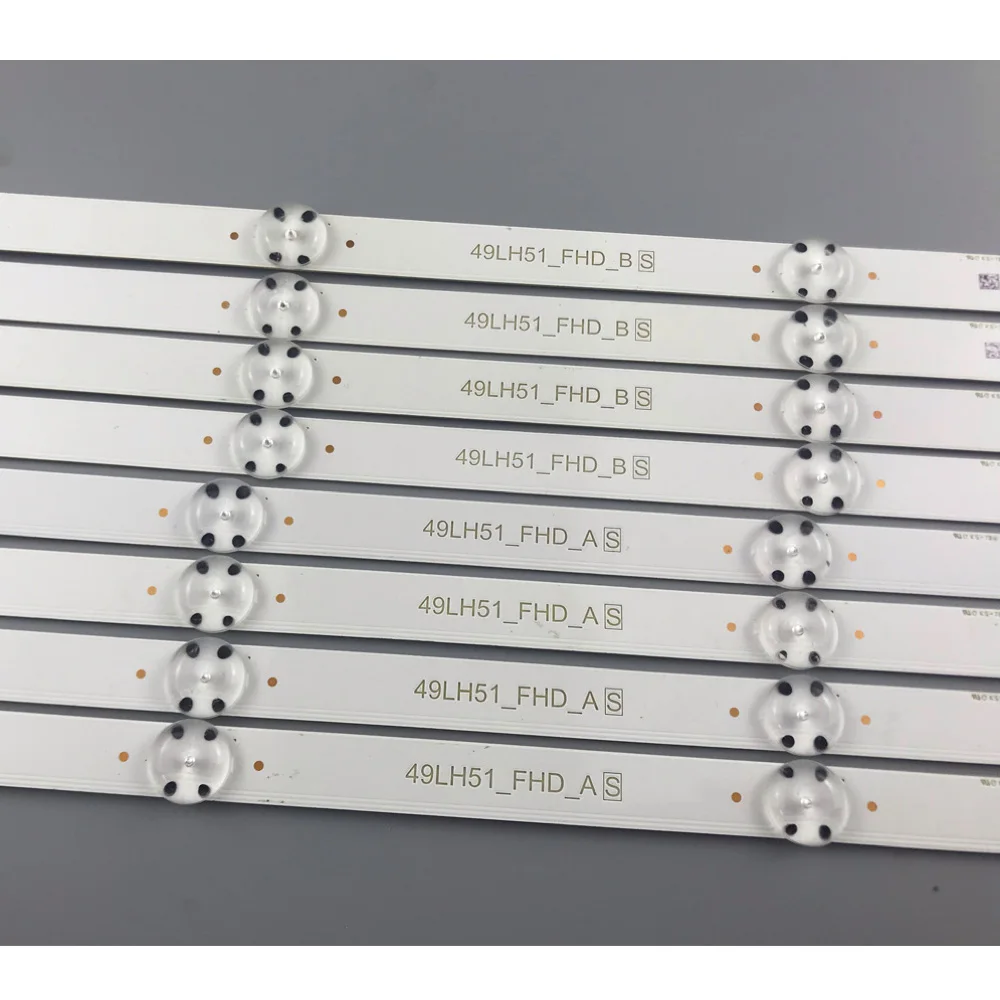 New 8 PCS/set LED Backlight Strip For LG 49LH510V 49LJ510M 49LH570A 49UM6950 49LH51_FHD_A/B SSC_49inch_FHD_A B 49LH5100 49LH5700
New 8 PCS/set LED Backlight Strip For LG 49LH510V 49LJ510M 49LH570A 49UM6950 49LH51_FHD_A/B SSC_49inch_FHD_A B 49LH5100 49LH5700