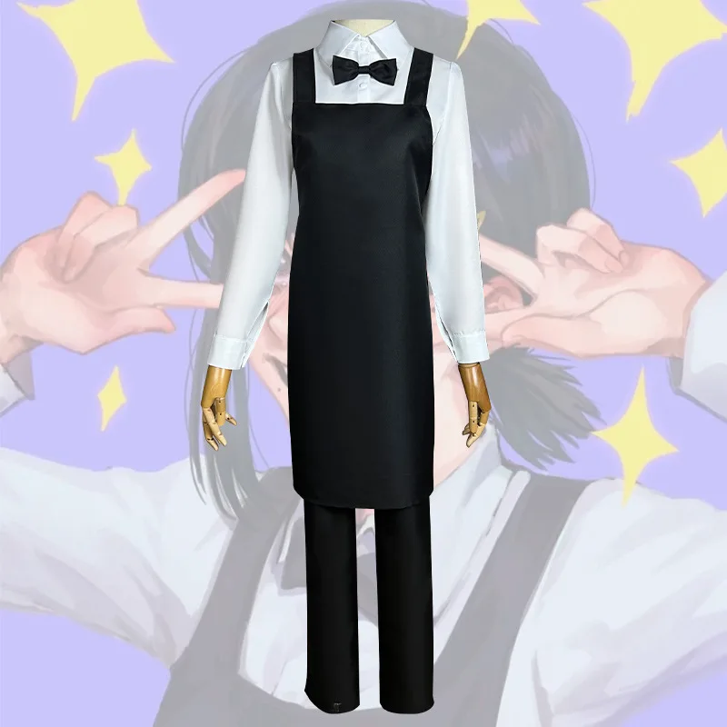 Chainsaw Man Cosplay Anime Higashiyama Kobeni Cosplay Costume Black Waiter Devil Hunter Uniform Dress Halloween Outfit
Chainsaw Man Cosplay Anime Higashiyama Kobeni Cosplay Costume Black Waiter Devil Hunter Uniform Dress Halloween Outfit