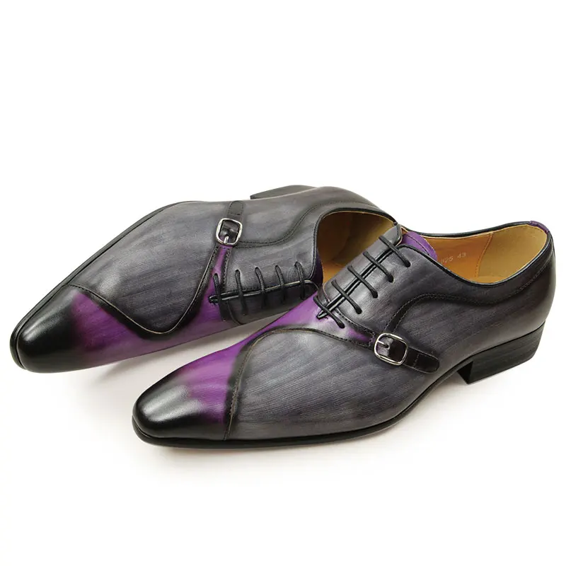 2022 Men's Bottom Leather Shoes Exquisite Buckle Lace-Up Design Black Color-blocking Oxford Shoes Business Professional Banquet
2022 Men's Bottom Leather Shoes Exquisite Buckle Lace-Up Design Black Color-blocking Oxford Shoes Business Professional Banquet
