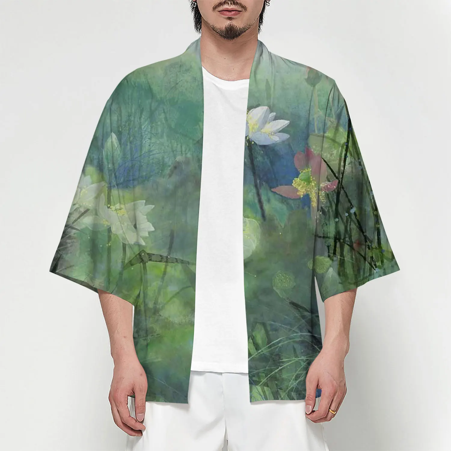 Japanese Kimono Top Print Casual Bathing Suit Loose Version Of High-Quality Samurai Clothing Fashion Comfortable Men'S Kimono
Japanese Kimono Top Print Casual Bathing Suit Loose Version Of High-Quality Samurai Clothing Fashion Comfortable Men'S Kimono