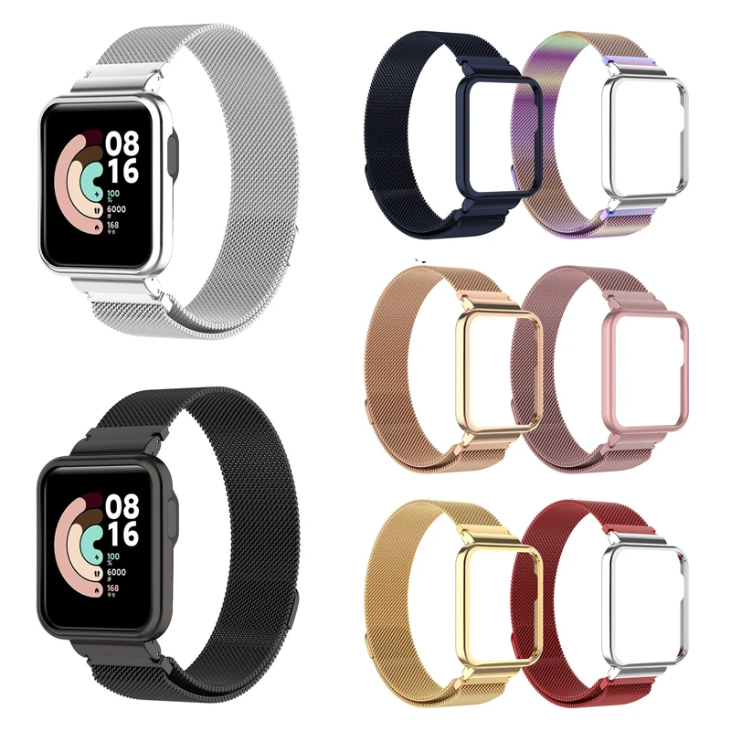 Milanese Strap For Xiaomi Mi Watch Lite SmartWatch Metal Frame Protector Case Bracelet Watchband For Redmi Watch 1 Lite Dropship
Milanese Strap For Xiaomi Mi Watch Lite SmartWatch Metal Frame Protector Case Bracelet Watchband For Redmi Watch 1 Lite Dropship