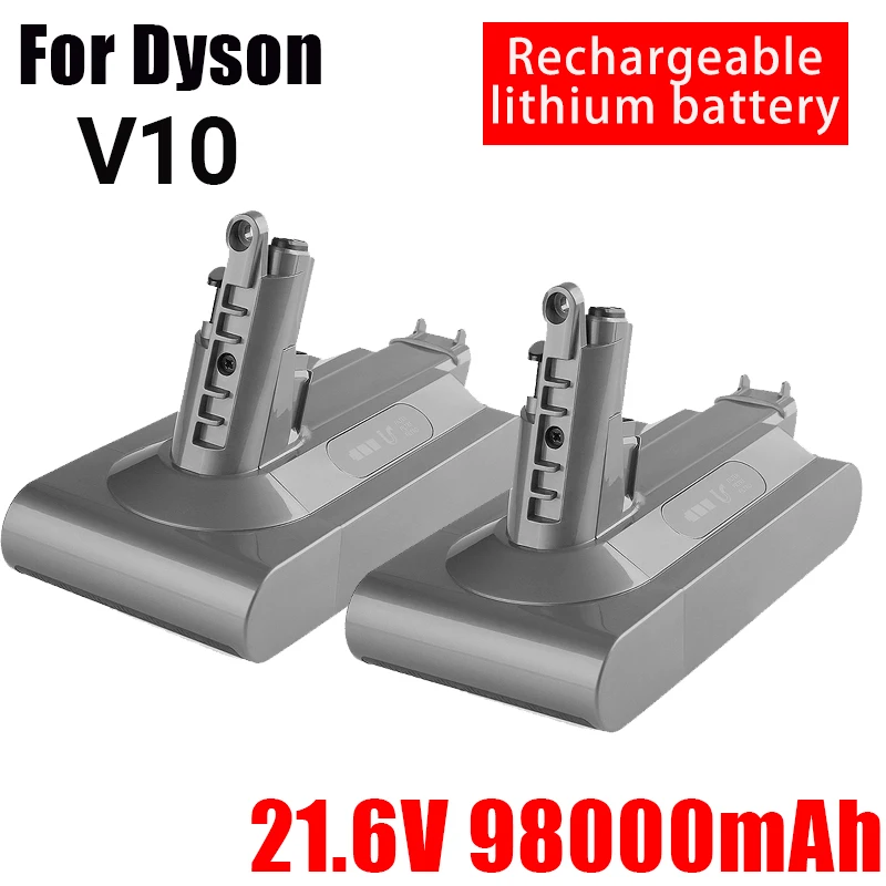 25.2V Battery 98000mAh Replacement Battery for Dyson V10 Absolute Cord-Free Vacuum Handheld Cleaner Dyson V10 Battery
25.2V Battery 98000mAh Replacement Battery for Dyson V10 Absolute Cord-Free Vacuum Handheld Cleaner Dyson V10 Battery