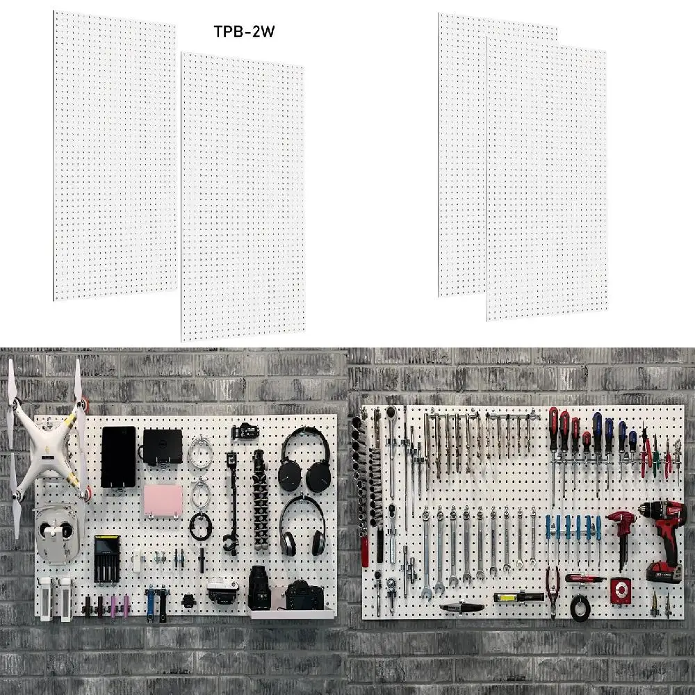 Premium Quality Organizer Set Wall Storage Rack Kit Premium Quality 2Pk White 48" x 24" Pegboards Organizer Set, Fantastic Wall
Premium Quality Organizer Set Wall Storage Rack Kit Premium Quality 2Pk White 48" x 24" Pegboards Organizer Set, Fantastic Wall