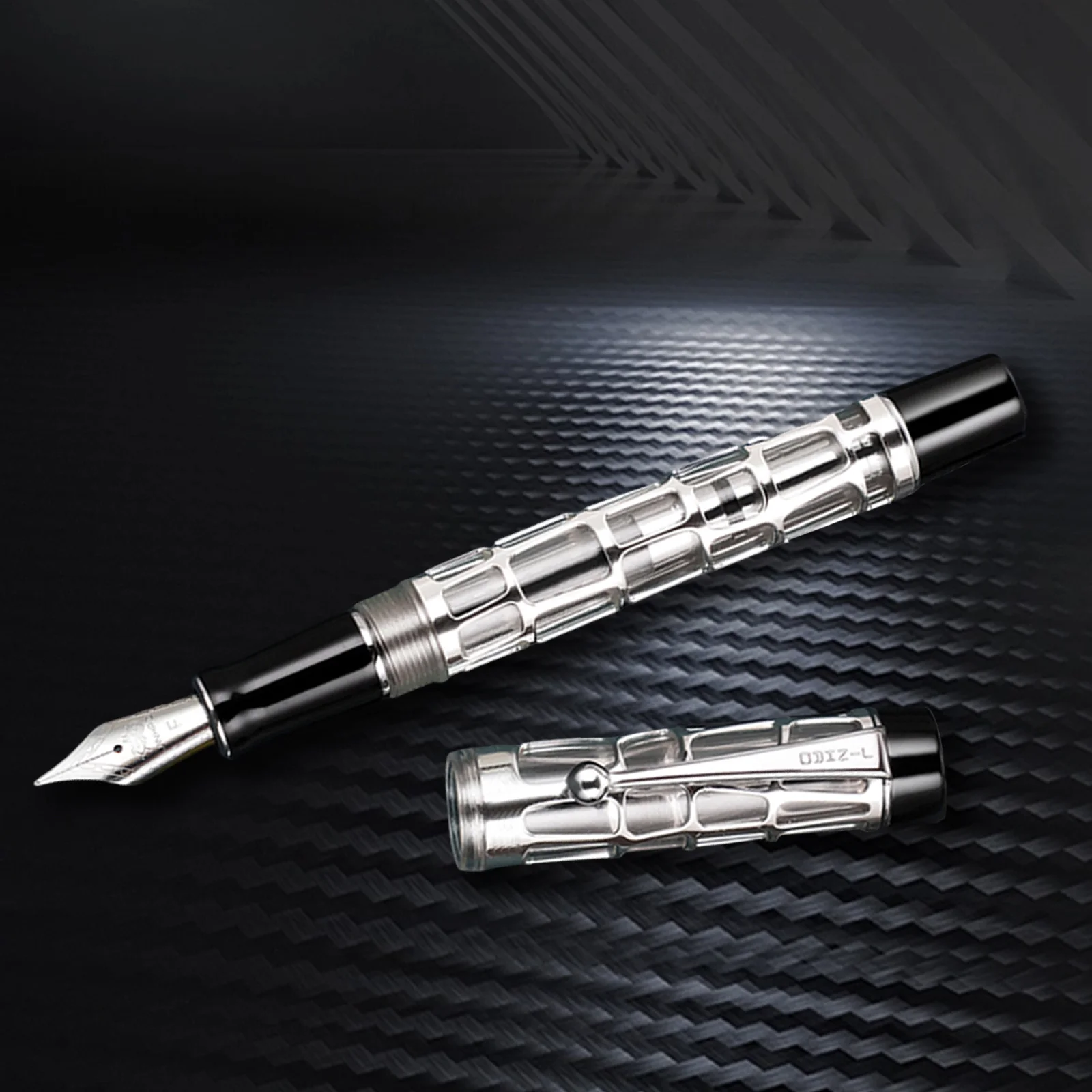 

Перьевая ручка Jinhao Century 100 из серебра пробы для взрослых мужчин высококлассные деловые подарочные ручки офисные принадлежности F наконечник