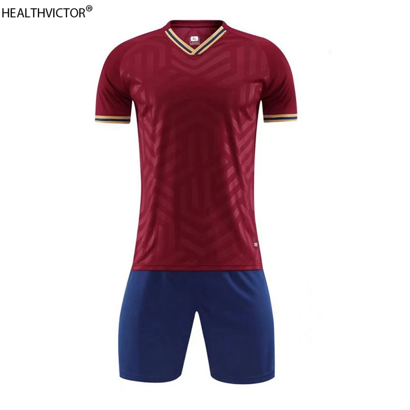 Summer Breathable Striped Short Sleeve T-shirt Shorts Suits Kids Boys Girls Adults Unisex Men Women Soccer Uniforms Jersey Sets
Summer Breathable Striped Short Sleeve T-shirt Shorts Suits Kids Boys Girls Adults Unisex Men Women Soccer Uniforms Jersey Sets