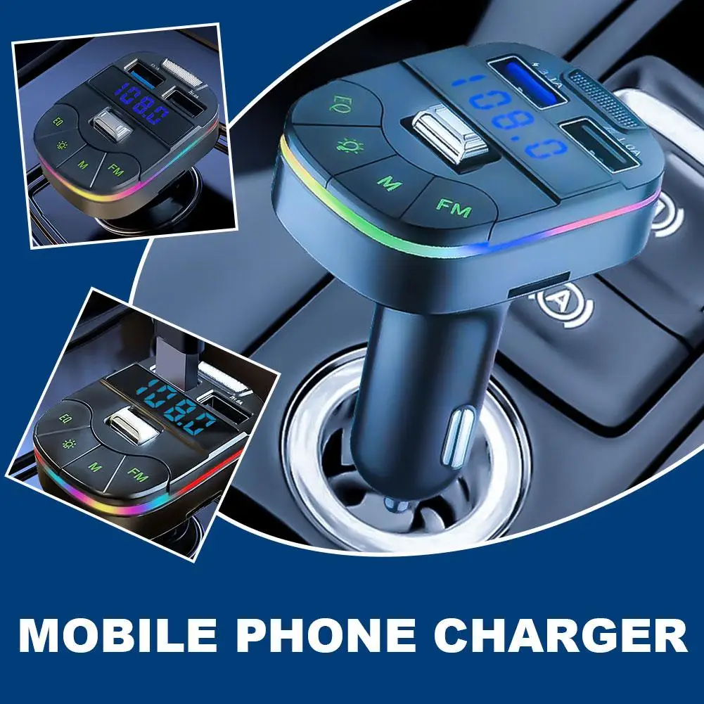 Car FM Transmitter Wireless Bluetooth Car Adapter MP3 Player Wheel Roller Fast USB PD Call Dual Handsfree Charger A9P8
Car FM Transmitter Wireless Bluetooth Car Adapter MP3 Player Wheel Roller Fast USB PD Call Dual Handsfree Charger A9P8