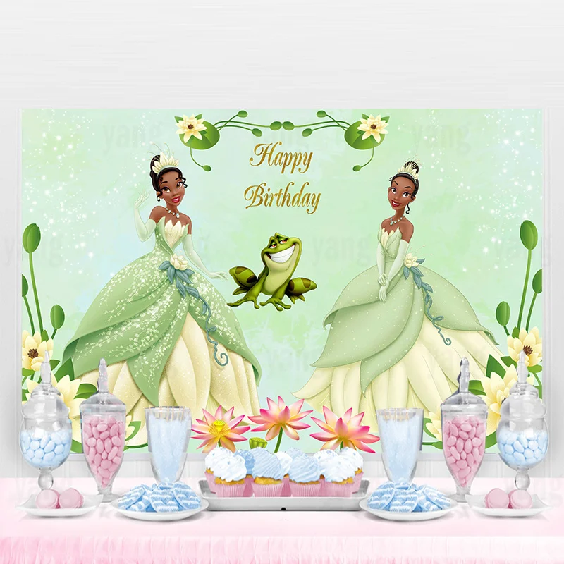 Disney Cartoon Princess and The Frog Tiana Backdrop Custom Happy Birthday Girls Party Supplies Banner Decorations Photography
Disney Cartoon Princess and The Frog Tiana Backdrop Custom Happy Birthday Girls Party Supplies Banner Decorations Photography