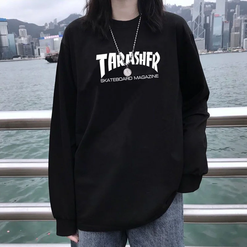 Ins Letter Print Long Sleeve Crew Neck Pullover Women Oversized Sweater Casual Sweatshirt 2022 Autumn Winter Thin Female Clothes
Ins Letter Print Long Sleeve Crew Neck Pullover Women Oversized Sweater Casual Sweatshirt 2022 Autumn Winter Thin Female Clothes