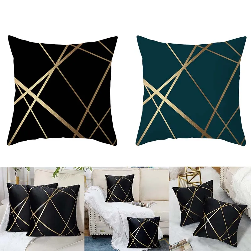 Fashion Design Velvet Cushion Cover 45x45cm Home Decor Golden Line Sofa Pillow Cover Home Pillowcase
Fashion Design Velvet Cushion Cover 45x45cm Home Decor Golden Line Sofa Pillow Cover Home Pillowcase