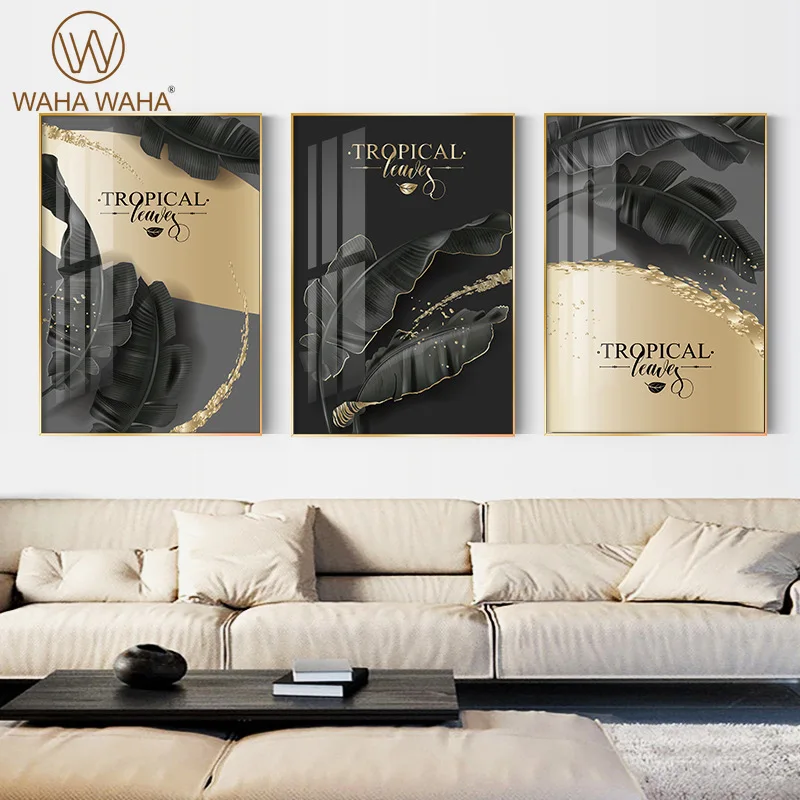 Painting Canvas Nordic Black Gold Feather Leaf Picture Wall Poster Modern Style Print Art Aisle Living Room Decoration Painting
Painting Canvas Nordic Black Gold Feather Leaf Picture Wall Poster Modern Style Print Art Aisle Living Room Decoration Painting