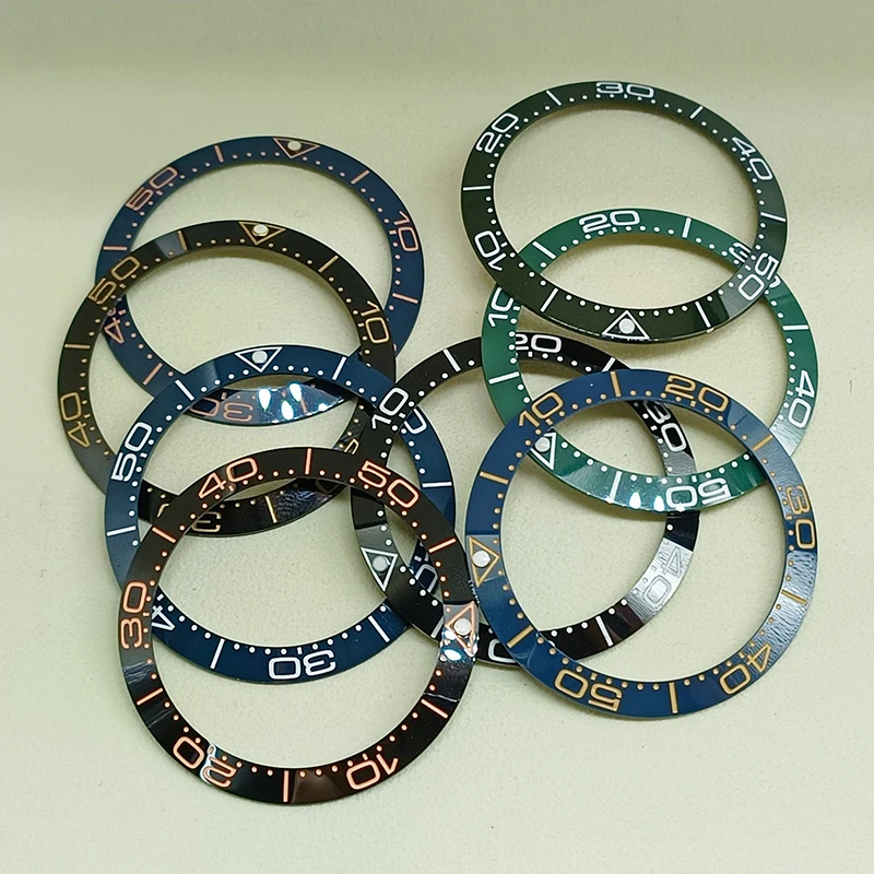38mm Ceramic Bezel Insert Replacement Bezels Ring Inner Diameter 30.6mm Fits 40mm Men's Diving Watches Modifed Upgrade Parts
38mm Ceramic Bezel Insert Replacement Bezels Ring Inner Diameter 30.6mm Fits 40mm Men's Diving Watches Modifed Upgrade Parts