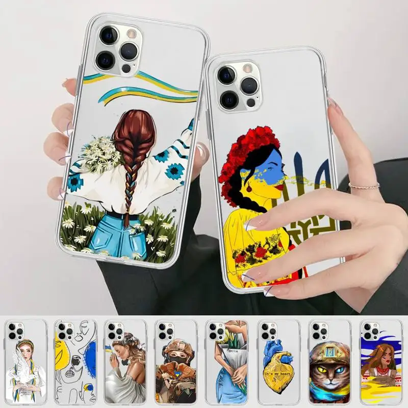 Ukraine Flag girl Pattern Phone Case For iPhone 13 14 Pro Max XS XR 12 11 Pro 13 Mini 6 7 8 Plus Soft Clear Back Cover
Ukraine Flag girl Pattern Phone Case For iPhone 13 14 Pro Max XS XR 12 11 Pro 13 Mini 6 7 8 Plus Soft Clear Back Cover