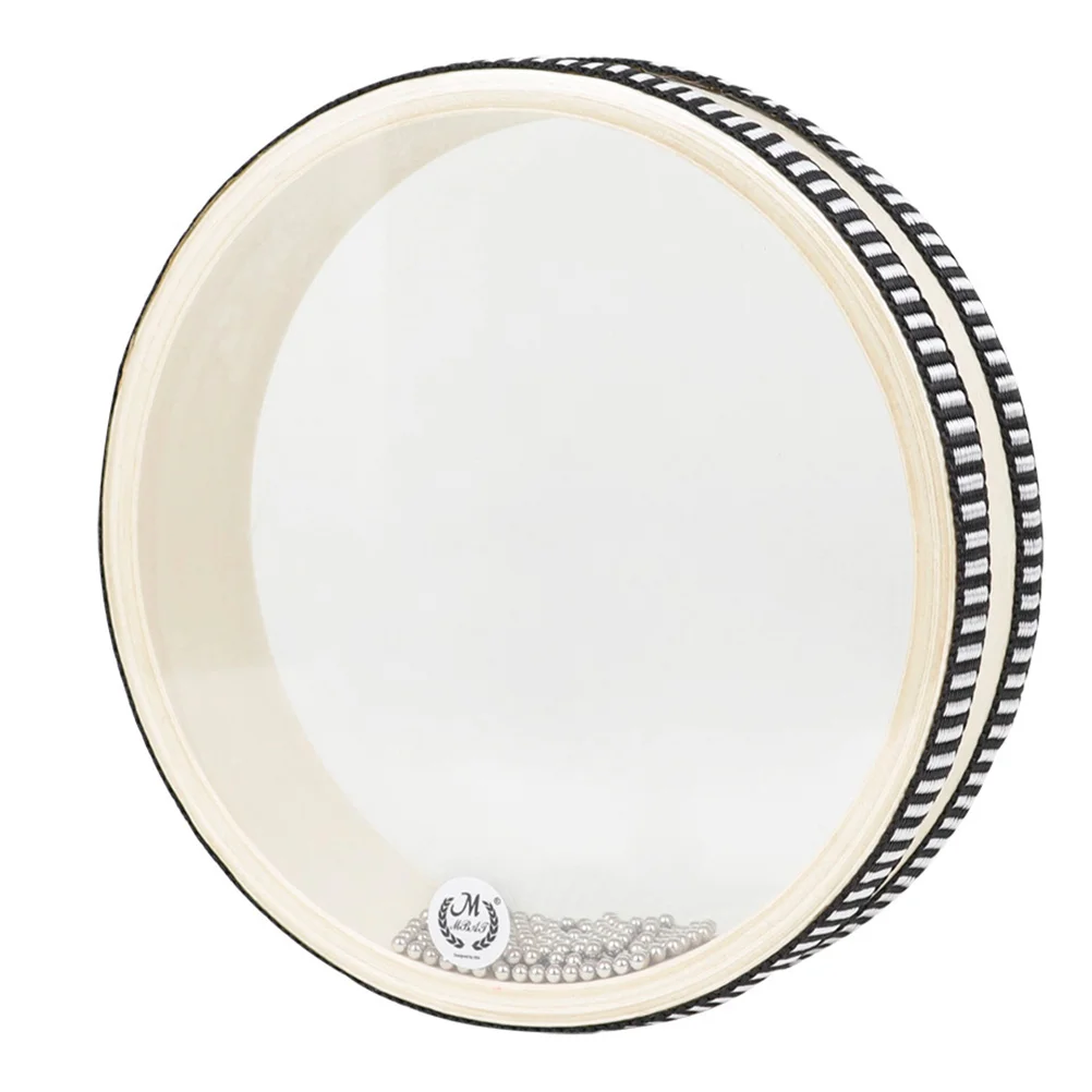 1pc Double Sided Transparent Wood Black Edge Wave Drum Wooden Hand Drum Kid Shaking Drum Toy Wooden Handheld Sea Wave Drum
1pc Double Sided Transparent Wood Black Edge Wave Drum Wooden Hand Drum Kid Shaking Drum Toy Wooden Handheld Sea Wave Drum