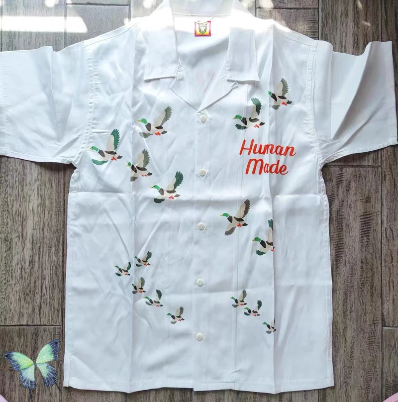 2022ss Love Mallard Shirt Men Women Casual Human Made Flying Duck Short Sleeve Shirt
2022ss Love Mallard Shirt Men Women Casual Human Made Flying Duck Short Sleeve Shirt