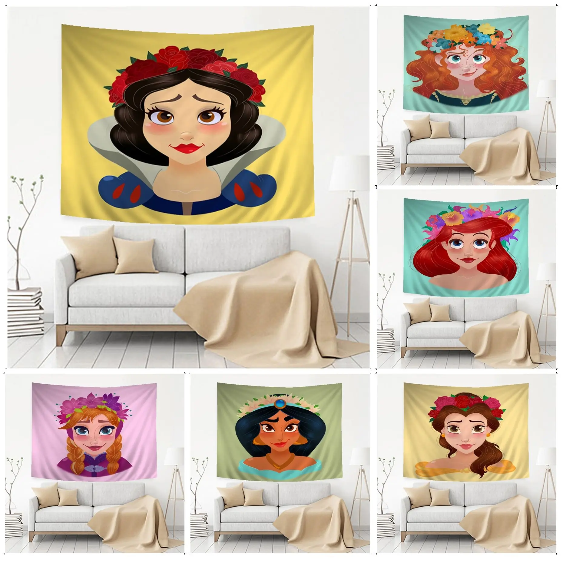 Disney Princess Hanging Bohemian Tapestry Wall Hanging Decoration Household Wall Hanging Home Decor
Disney Princess Hanging Bohemian Tapestry Wall Hanging Decoration Household Wall Hanging Home Decor