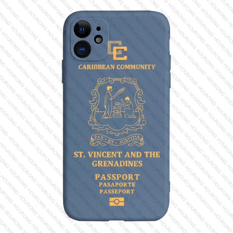 Обложка для паспорта в стиле святого Винсента и гренадинов чехол iPhone 5S 6 6S SE 7 8 XS XR